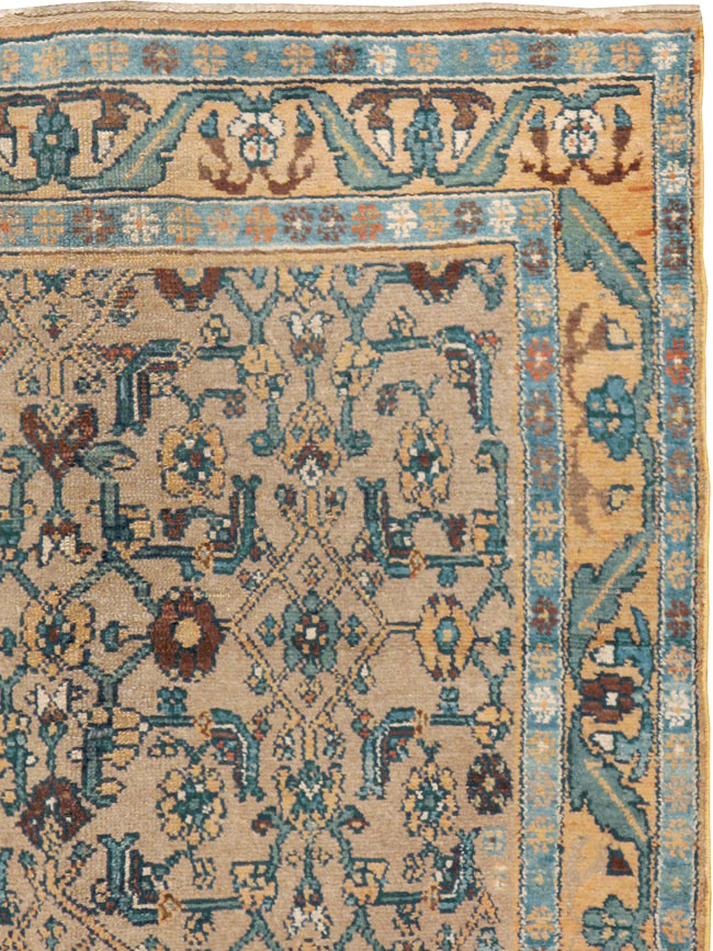 Antique Persian Kurdish Rug, No.16259 - Staging