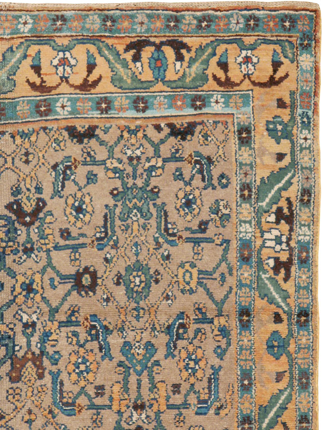 Antique Persian Kurdish Rug, No.16259 - Staging