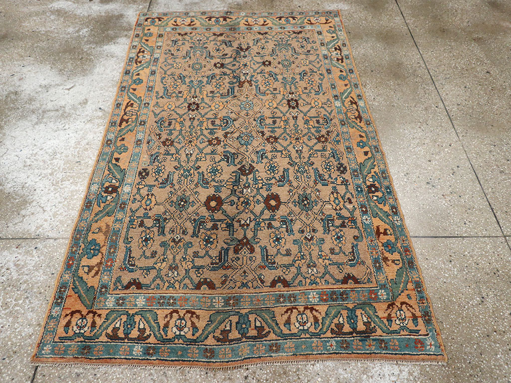 Antique Persian Kurdish Rug, No.16259 - Staging