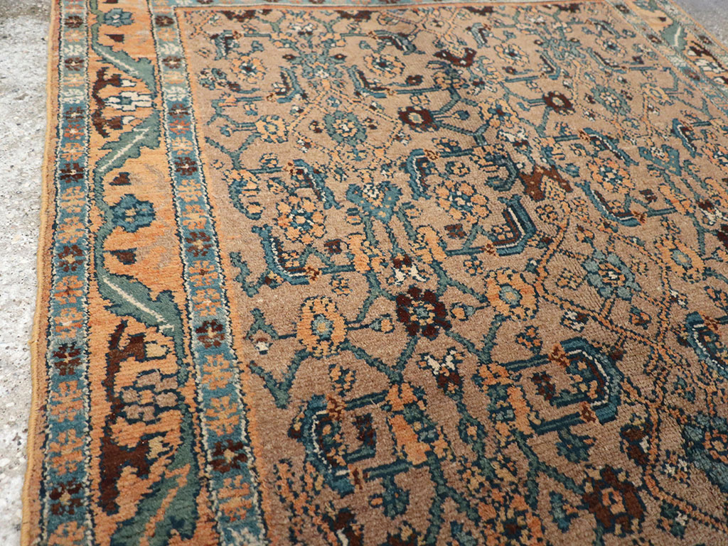 Antique Persian Kurdish Rug, No.16259 - Staging