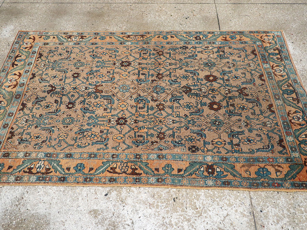 Antique Persian Kurdish Rug, No.16259 - Staging