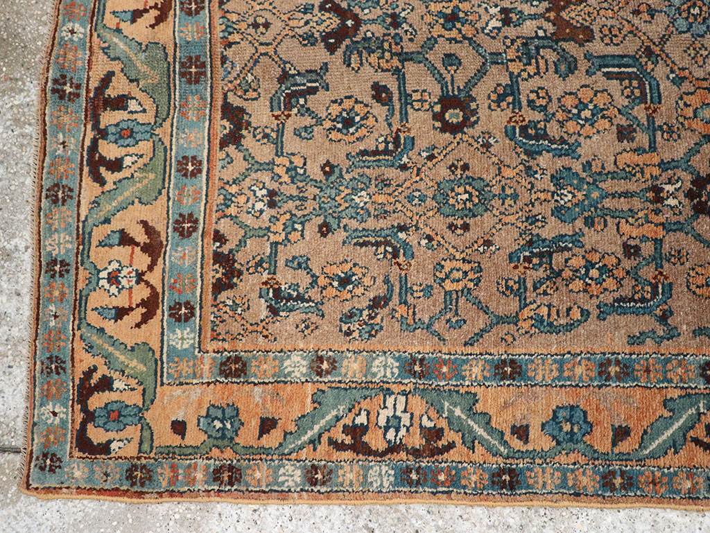 Antique Persian Kurdish Rug, No.16259 - Staging