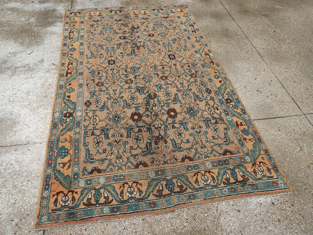 Antique Persian Kurdish Rug, No.16259 - Staging