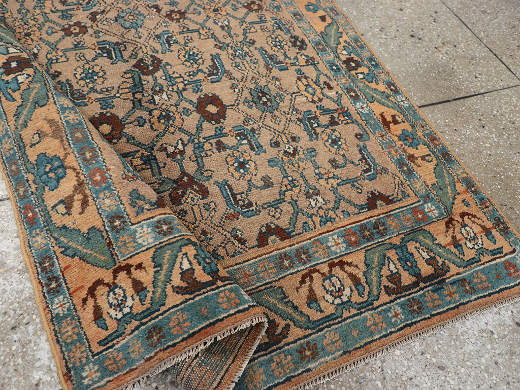 Antique Persian Kurdish Rug, No.16259 - Staging
