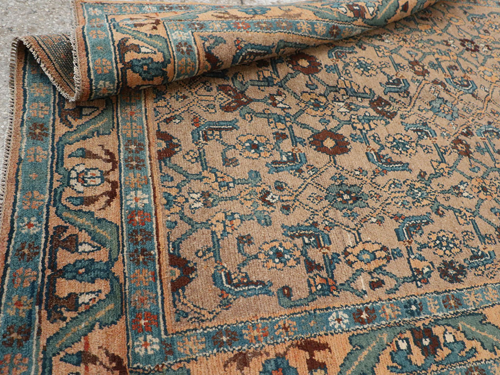 Antique Persian Kurdish Rug, No.16259 - Staging