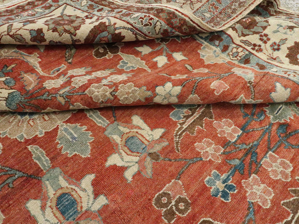 Vintage Persian Tabriz Carpet, No.16263 - Staging