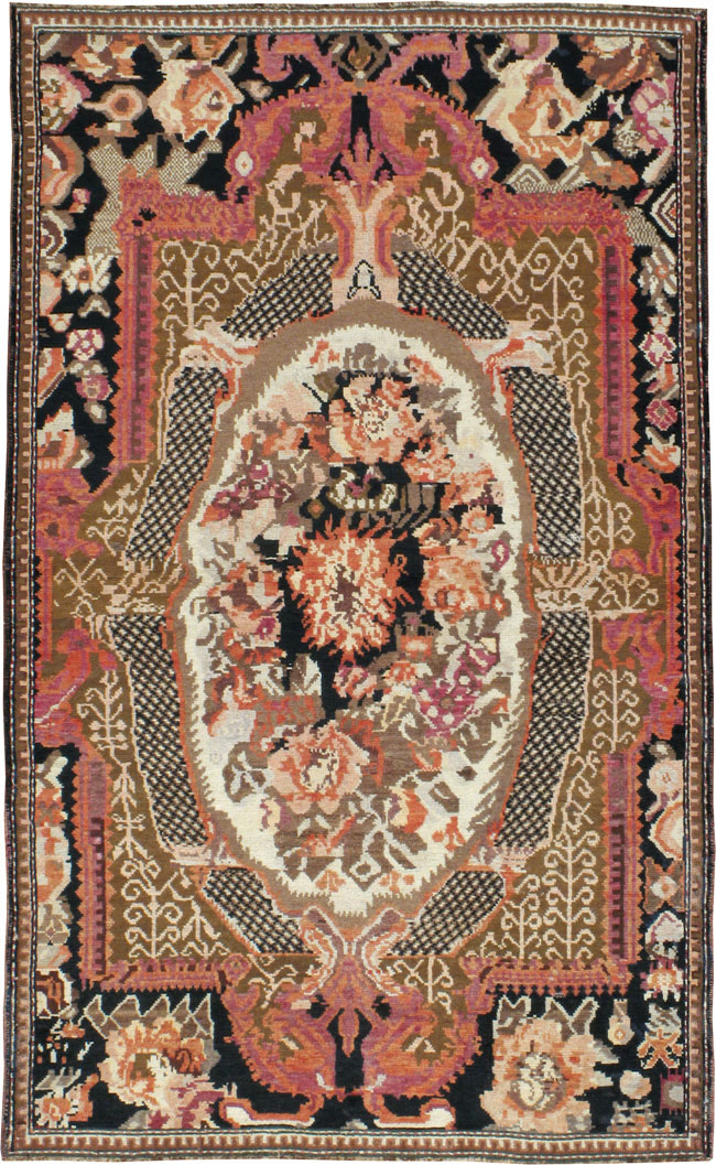Antique Caucasian Karabagh Rug, No.16280 - Staging