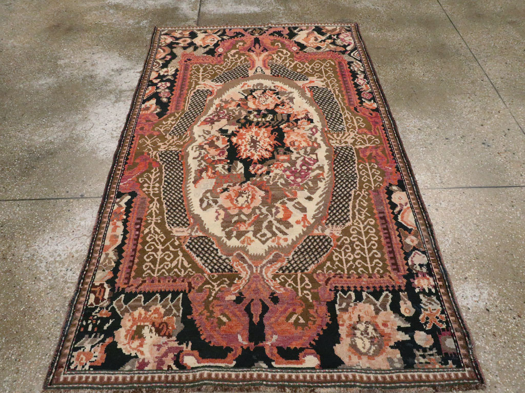 Antique Caucasian Karabagh Rug, No.16280 - Staging