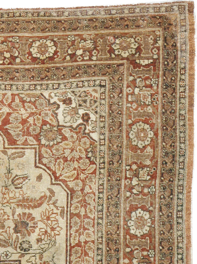 Antique Persian Tabriz Hagi Jalil Rug, No.16281 - Staging