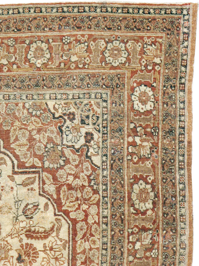 Antique Persian Tabriz Hagi Jalil Rug, No.16281 - Staging