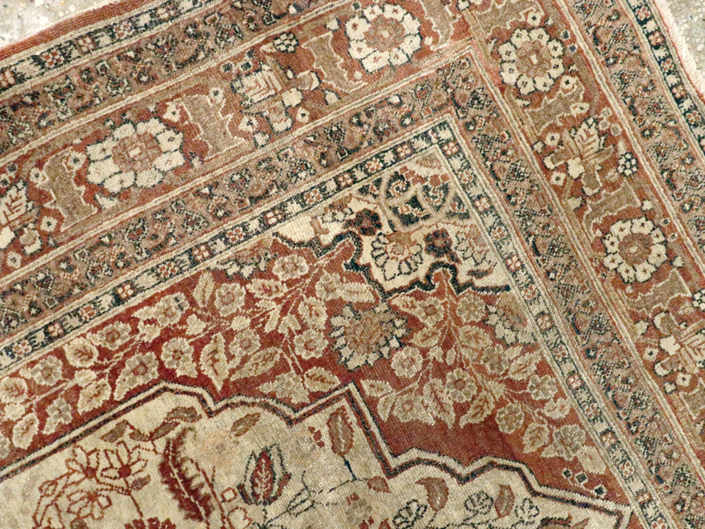 Antique Persian Tabriz Hagi Jalil Rug, No.16281 - Staging