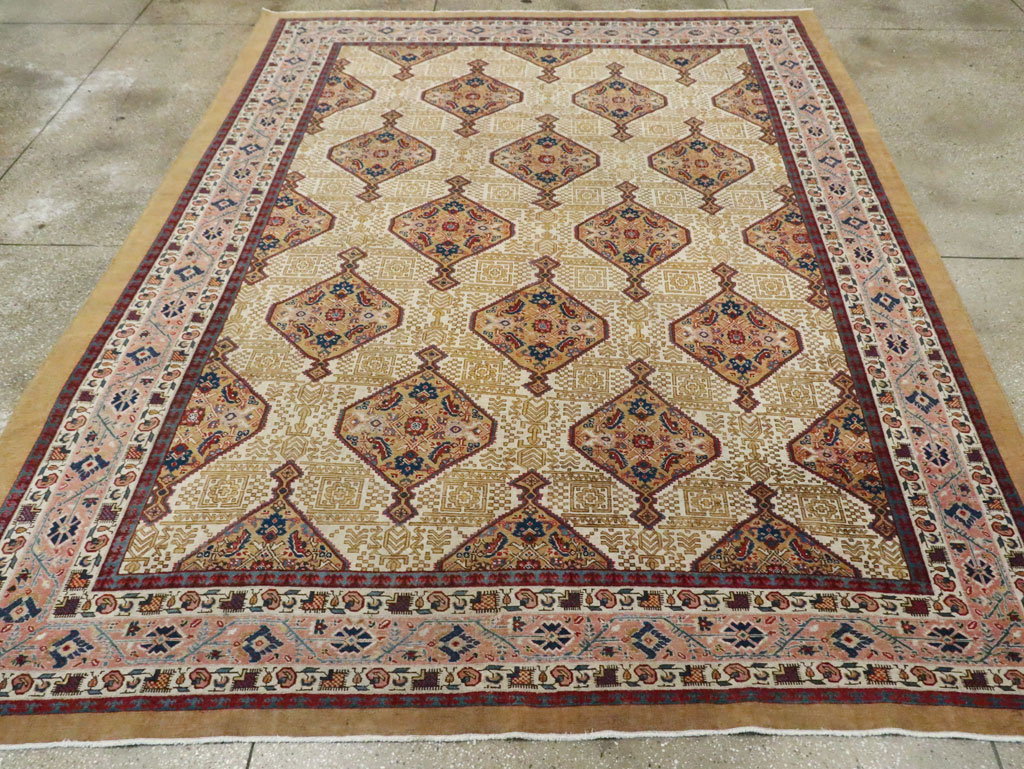 Antique Persian Tabriz Carpet, No.16282 - Staging