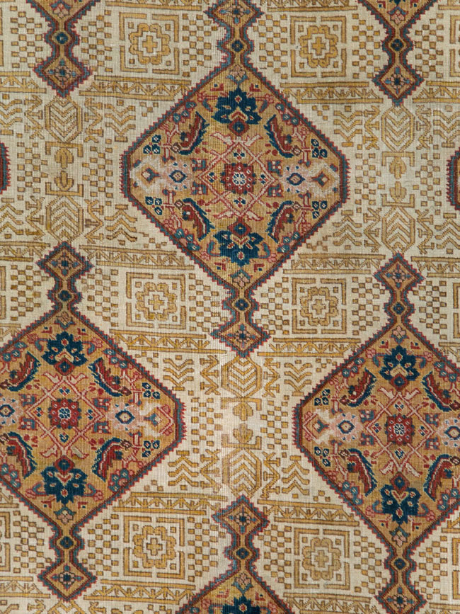 Antique Persian Tabriz Carpet, No.16282 - Staging