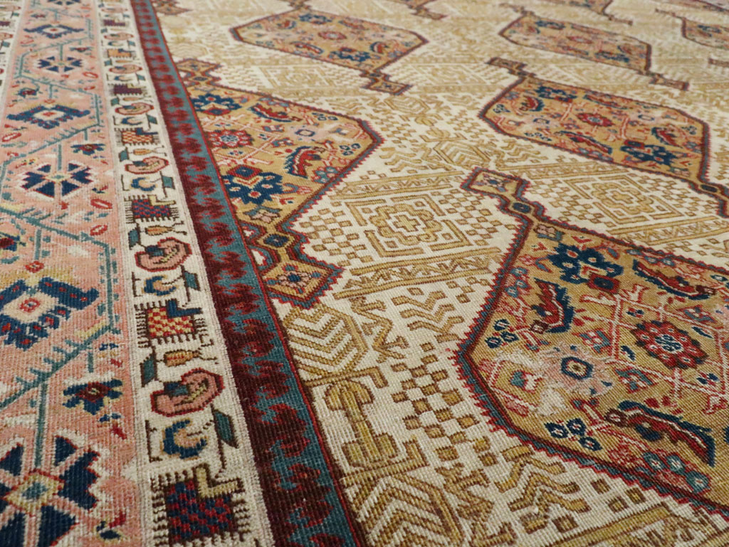 Antique Persian Tabriz Carpet, No.16282 - Staging