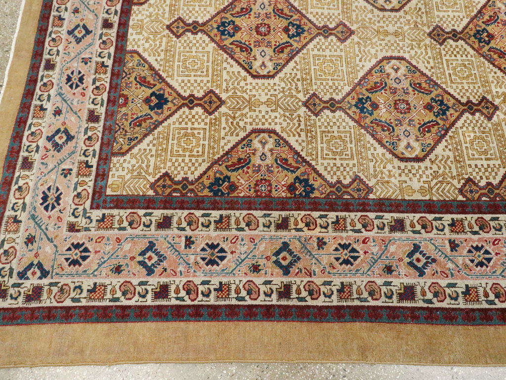 Antique Persian Tabriz Carpet, No.16282 - Staging