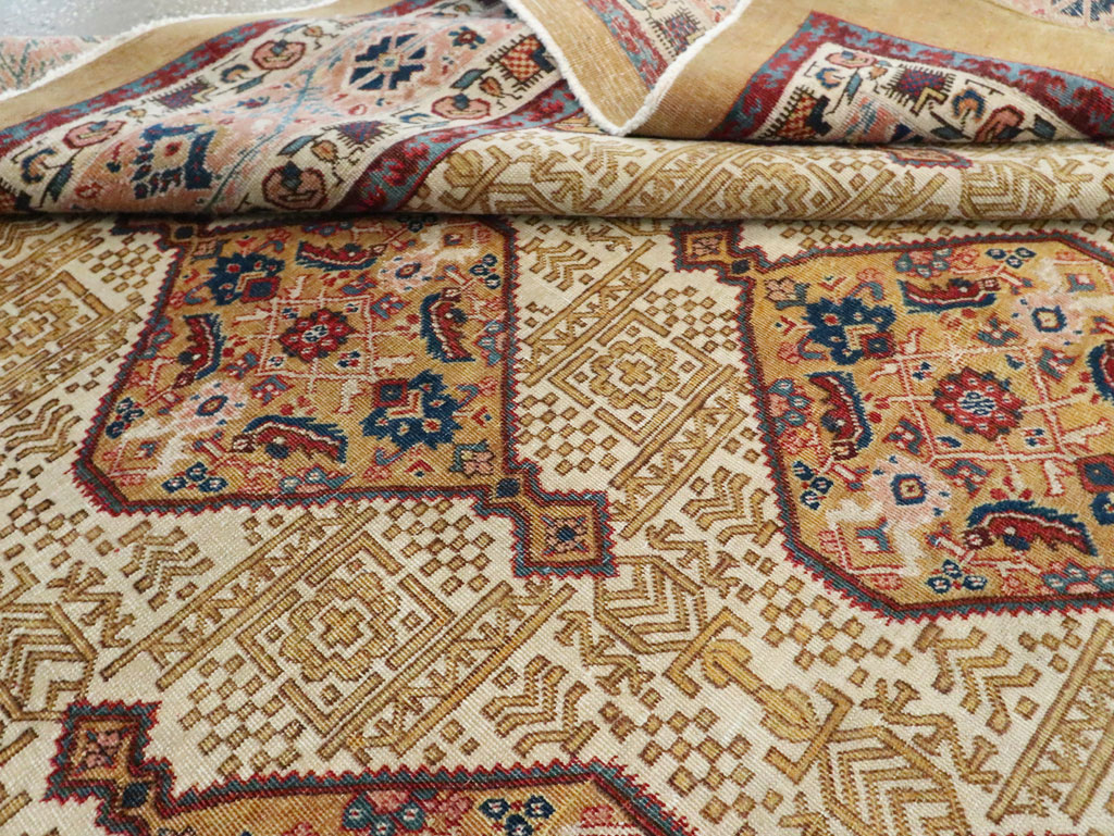 Antique Persian Tabriz Carpet, No.16282 - Staging