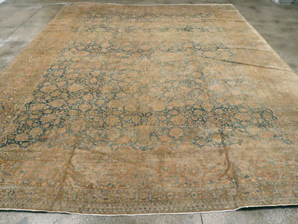 Antique Persian Tabriz Carpet, No.16289 - Staging