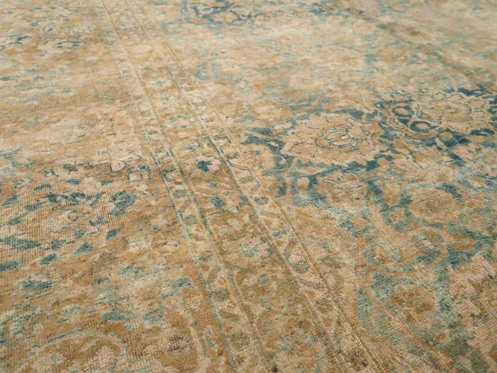 Antique Persian Tabriz Carpet, No.16289 - Staging