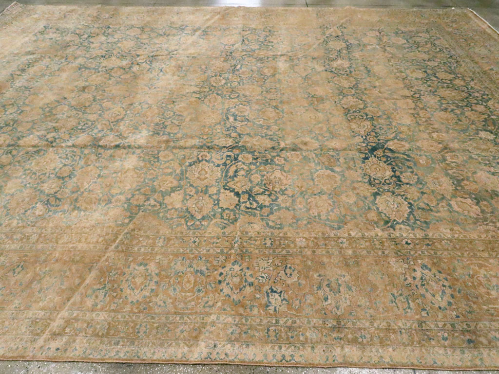 Antique Persian Tabriz Carpet, No.16289 - Staging