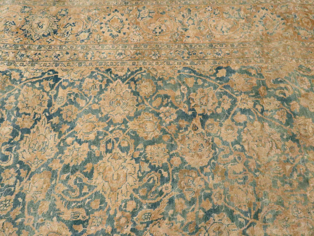 Antique Persian Tabriz Carpet, No.16289 - Staging