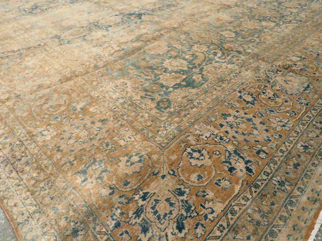 Antique Persian Tabriz Carpet, No.16289 - Staging