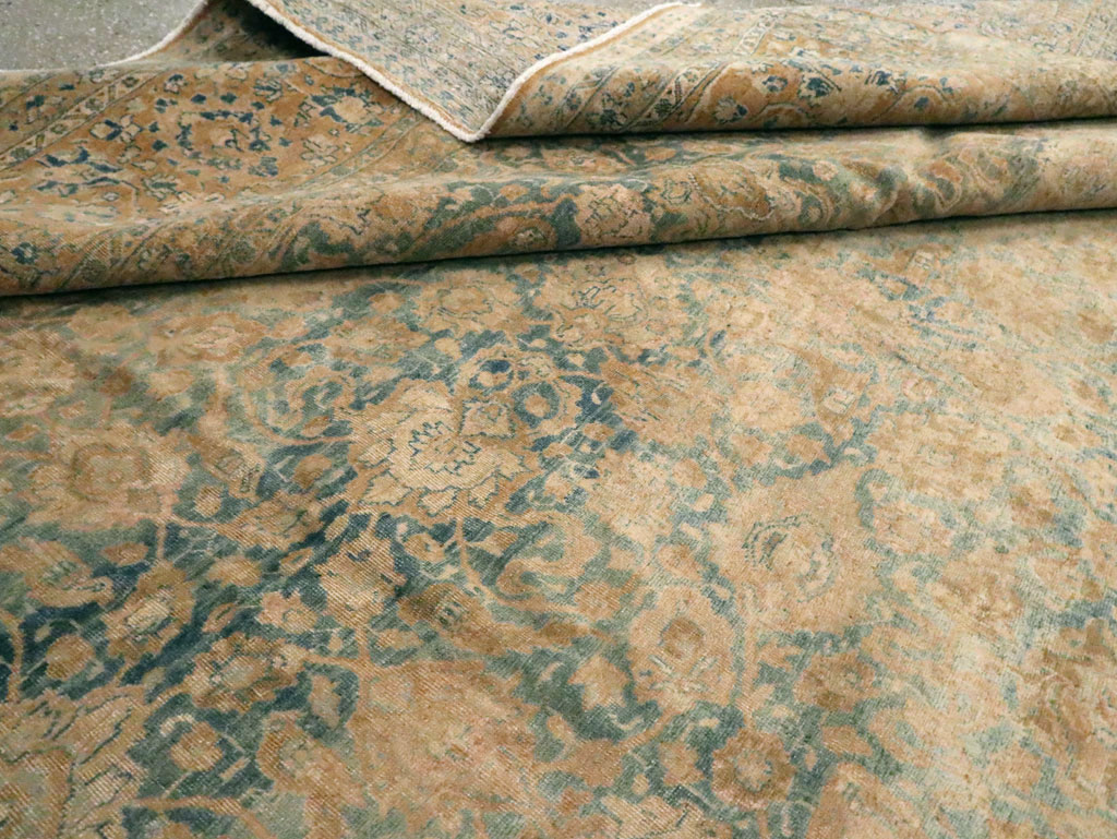 Antique Persian Tabriz Carpet, No.16289 - Staging