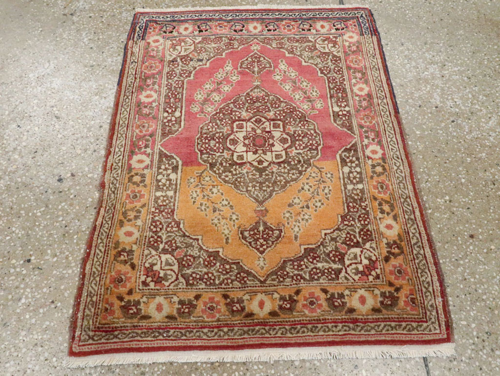 Antique Persian Tabriz Rug, No.16297 - Staging
