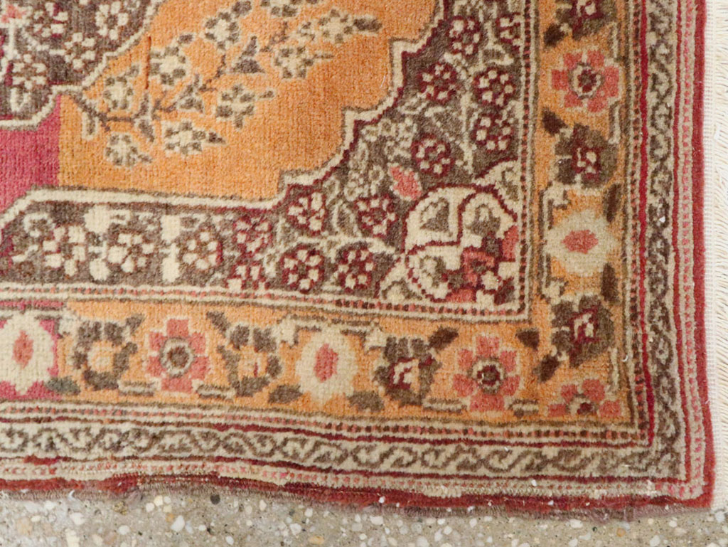 Antique Persian Tabriz Rug, No.16297 - Staging