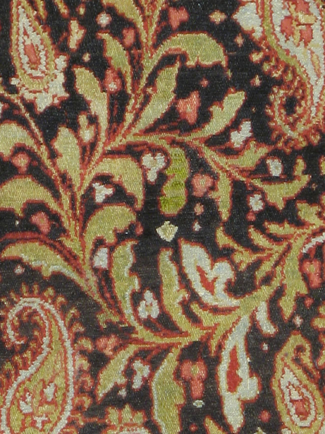 Antique Persian Senneh Rug, No.16298 - Staging