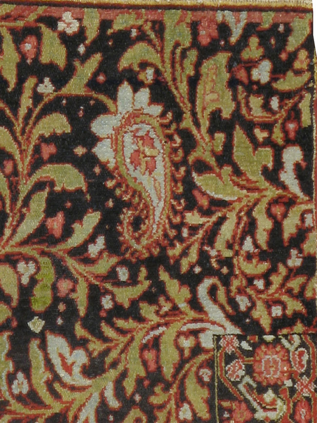 Antique Persian Senneh Rug, No.16298 - Staging