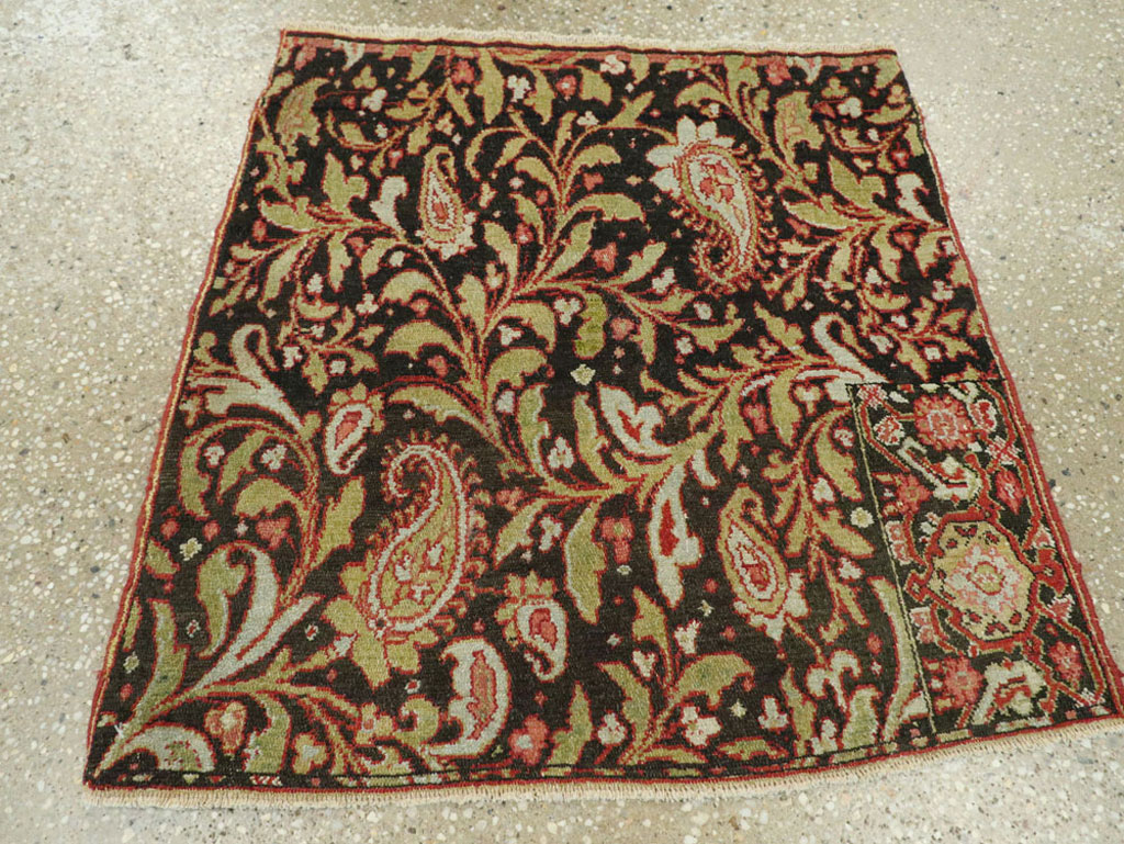 Antique Persian Senneh Rug, No.16298 - Staging