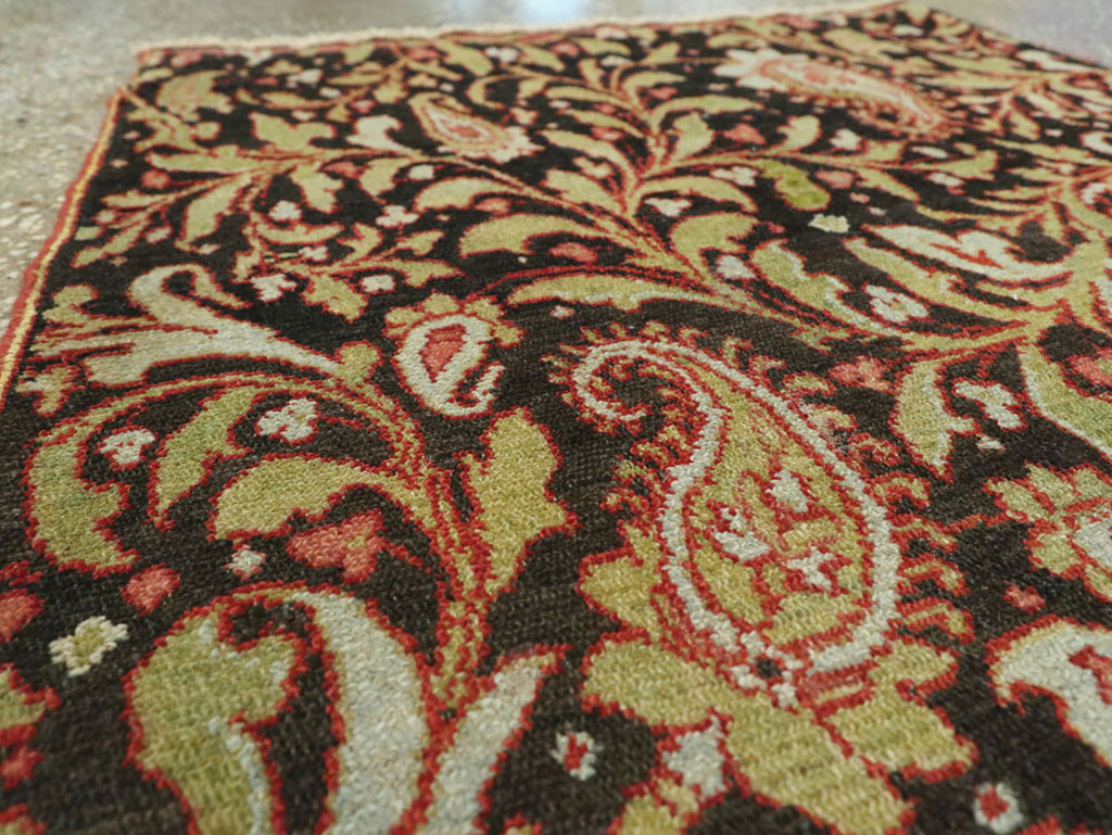 Antique Persian Senneh Rug, No.16298 - Staging