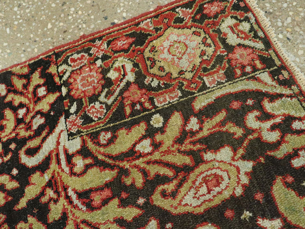 Antique Persian Senneh Rug, No.16298 - Staging