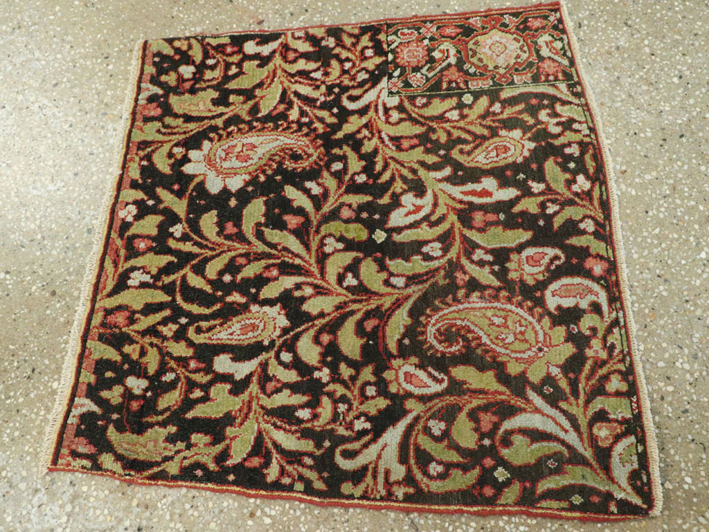 Antique Persian Senneh Rug, No.16298 - Staging