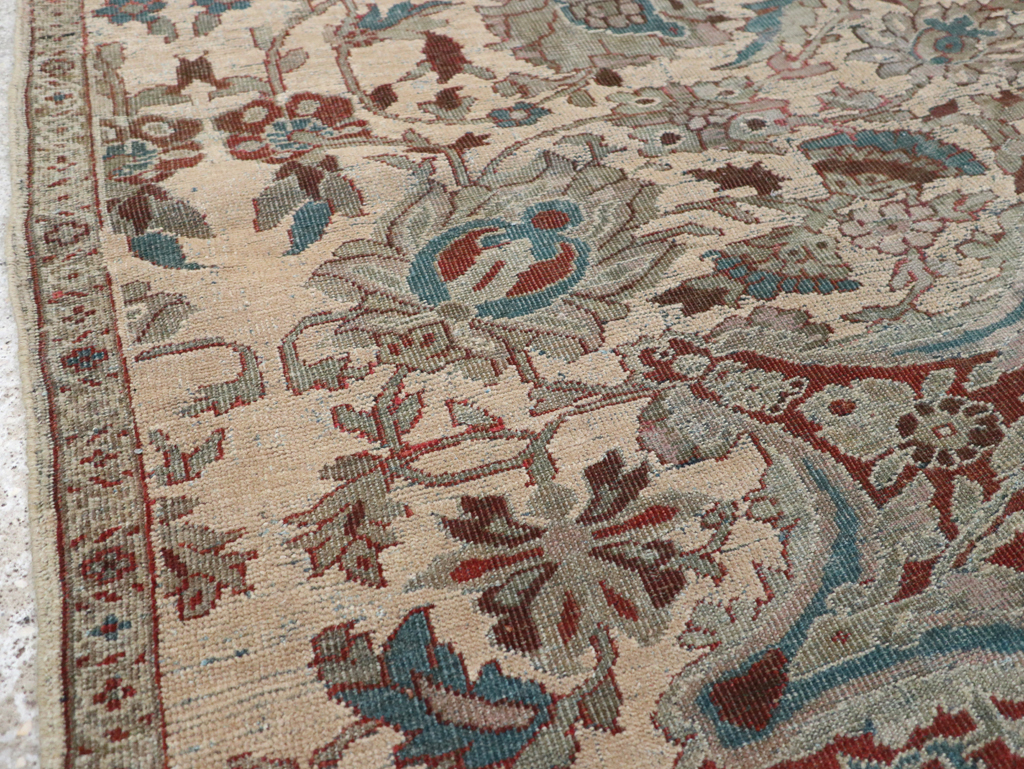 Antique Persian Mahal Sampler Rug, No.16304 - Staging