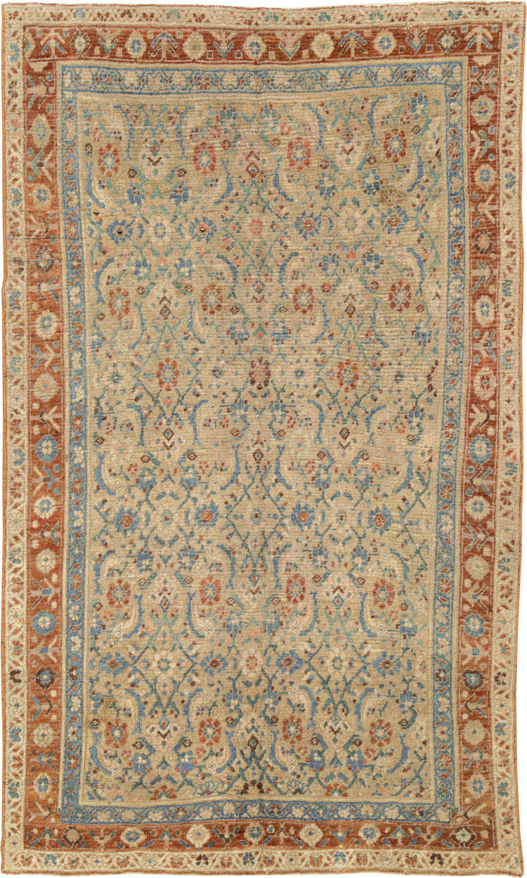 Antique Persian Kurdish Bidjar Rug, No.16305 - Staging