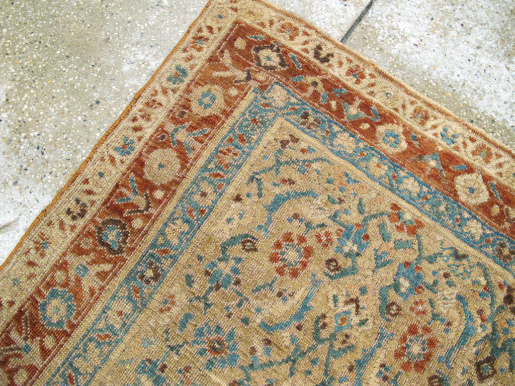 Antique Persian Kurdish Bidjar Rug, No.16305 - Staging