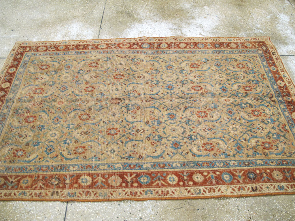 Antique Persian Kurdish Bidjar Rug, No.16305 - Staging