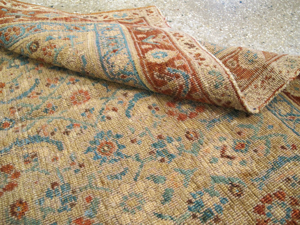 Antique Persian Kurdish Bidjar Rug, No.16305 - Staging