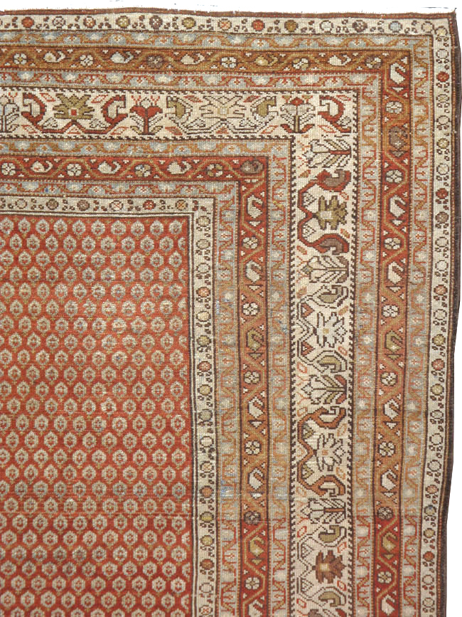 Antique Persian Malayer Rug, No.16310 - Staging