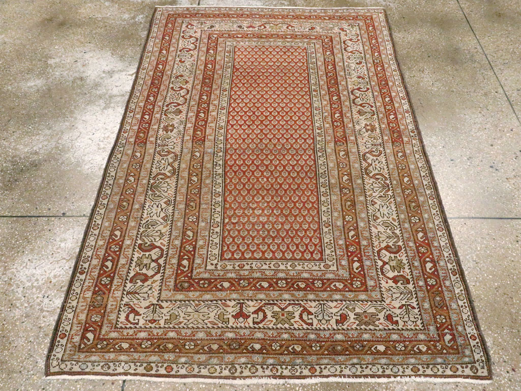 Antique Persian Malayer Rug, No.16310 - Staging