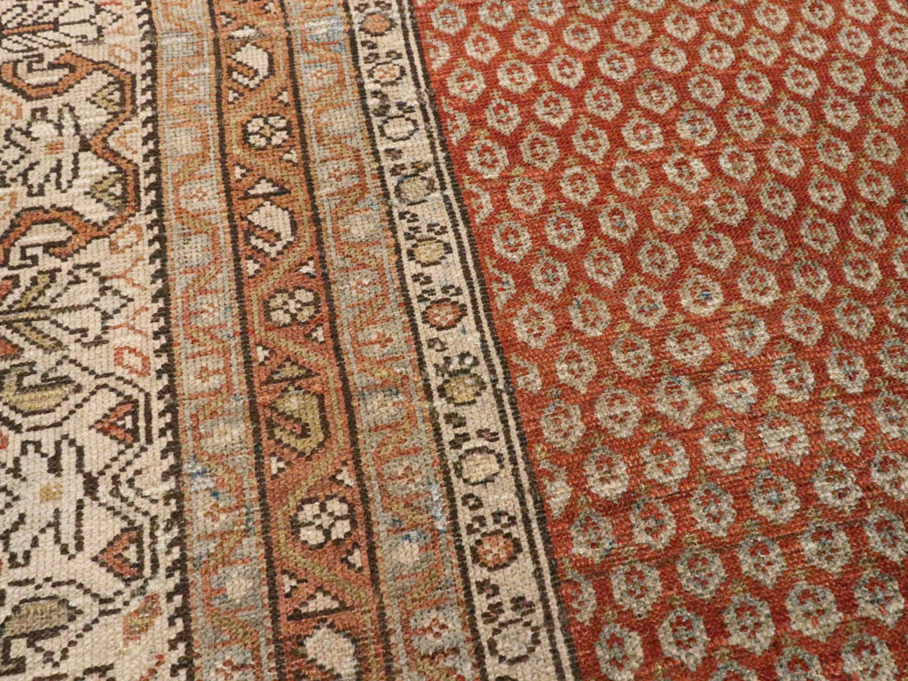 Antique Persian Malayer Rug, No.16310 - Staging