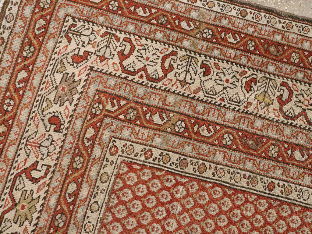 Antique Persian Malayer Rug, No.16310 - Staging