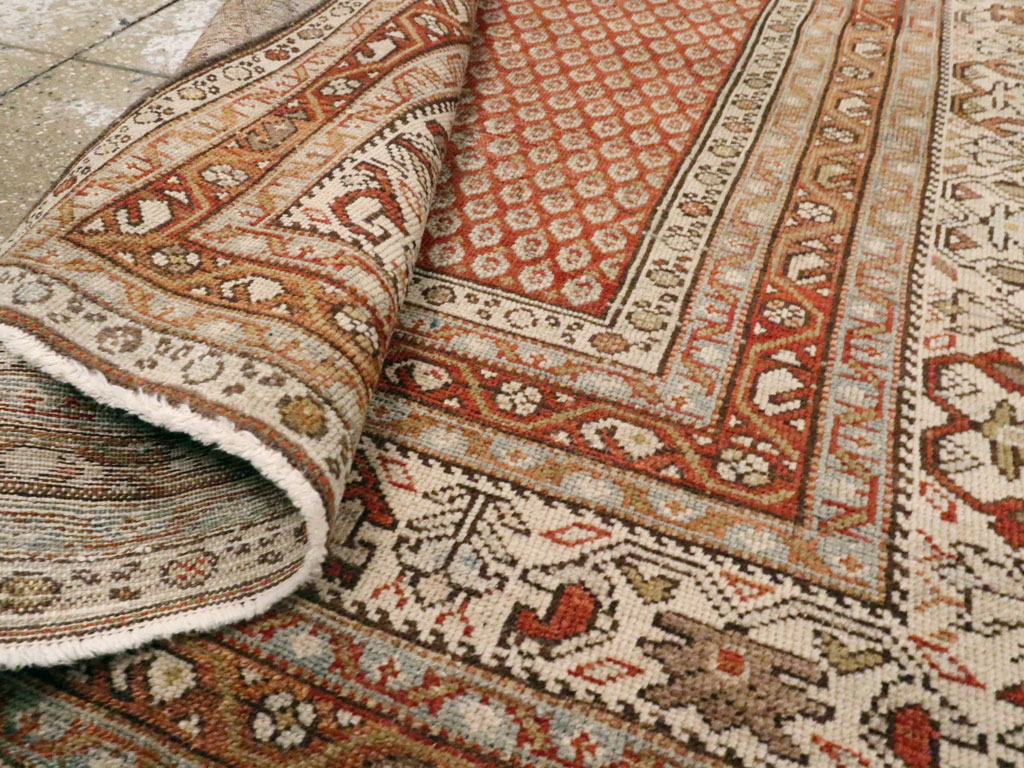 Antique Persian Malayer Rug, No.16310 - Staging