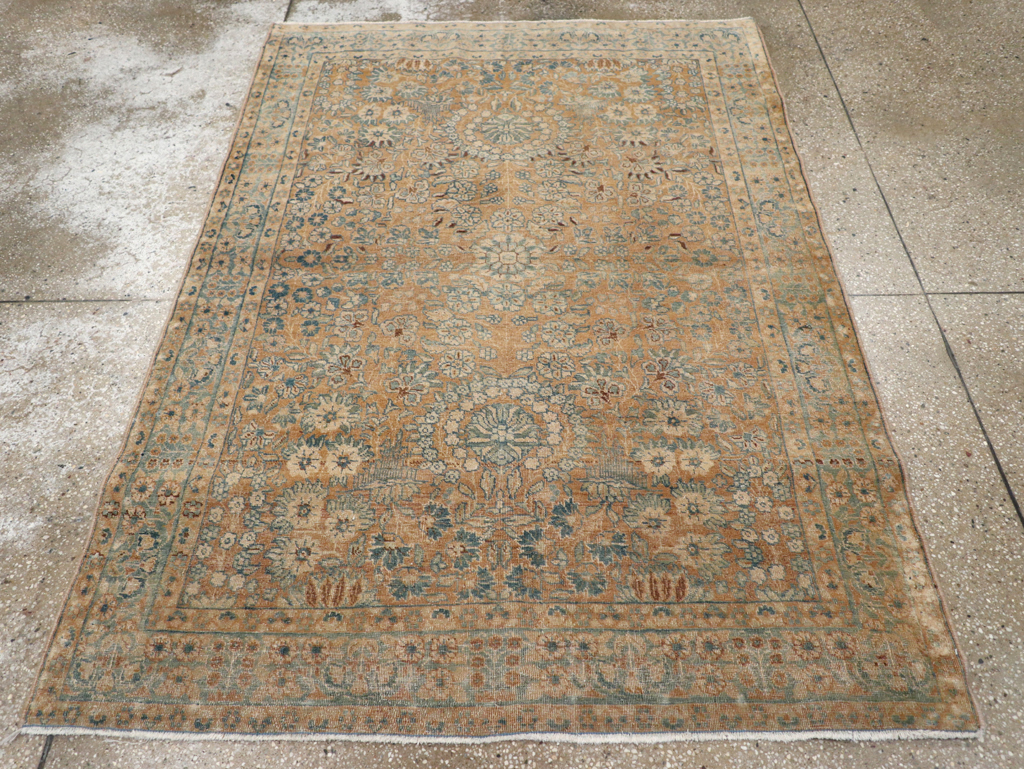 Antique Persian Tabriz Rug, No.16311 - Staging