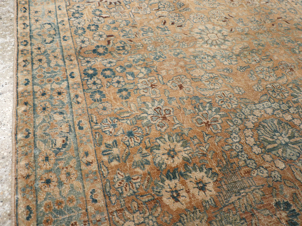Antique Persian Tabriz Rug, No.16311 - Staging