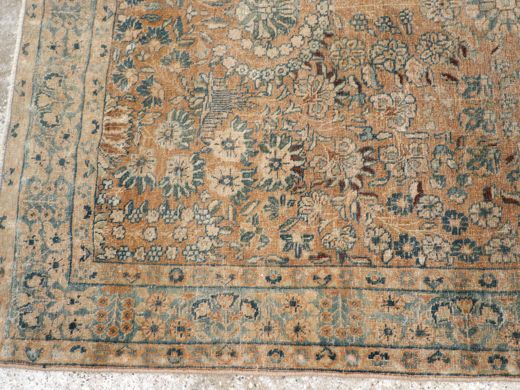 Antique Persian Tabriz Rug, No.16311 - Staging
