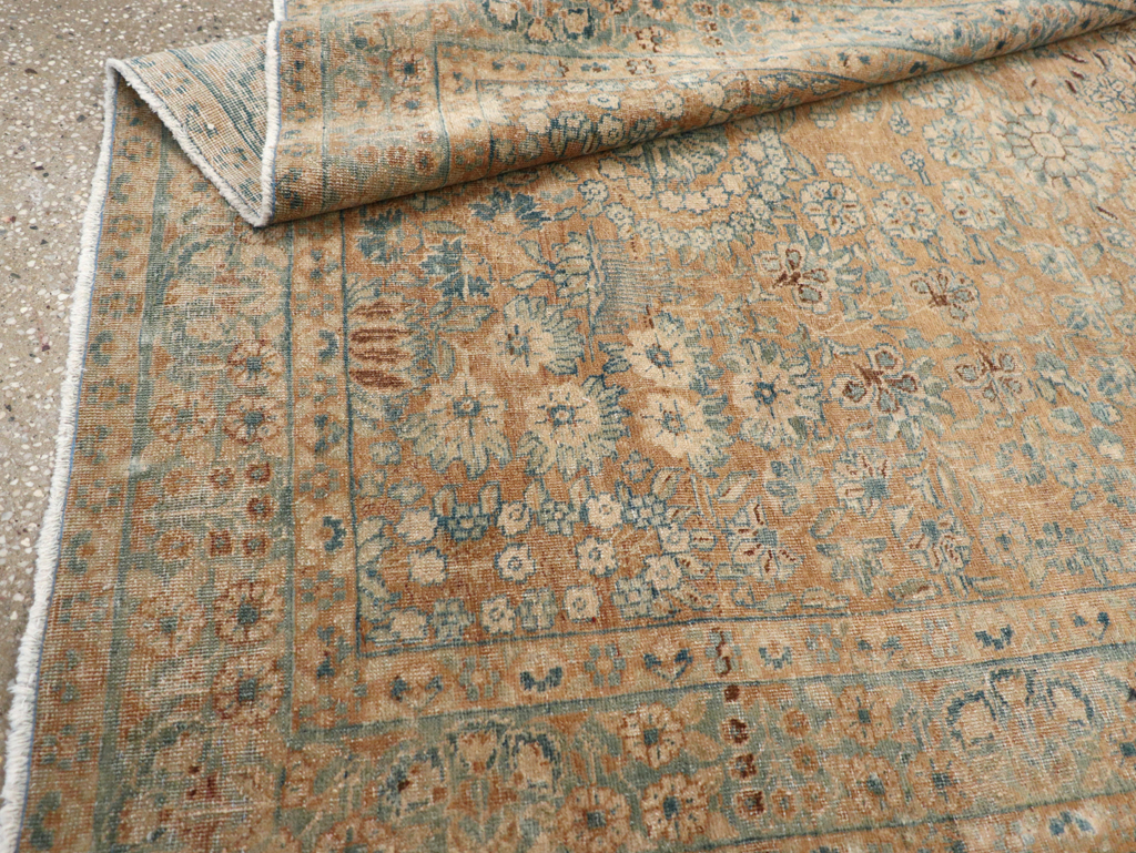 Antique Persian Tabriz Rug, No.16311 - Staging