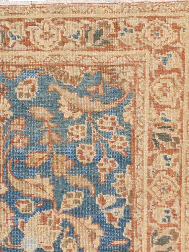 Vintage Persian Tabriz Rug, No.16314 - Staging