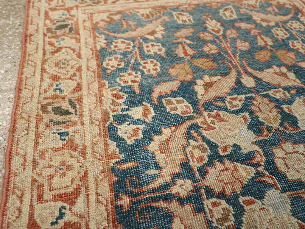 Vintage Persian Tabriz Rug, No.16314 - Staging